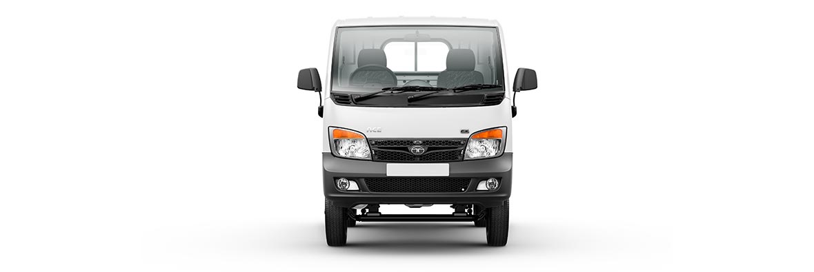 Tata Ace Ex White Flat Front Side