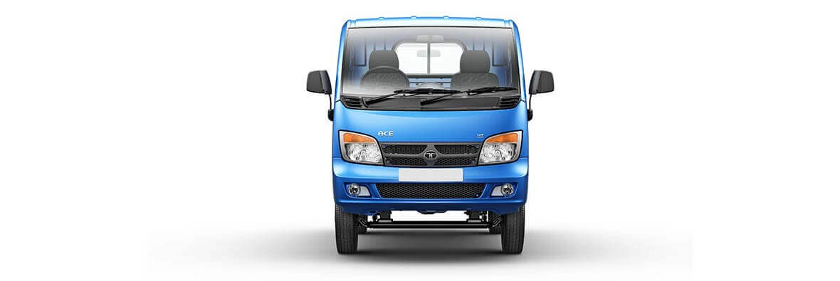 Tata Ace Blue Flat Front View